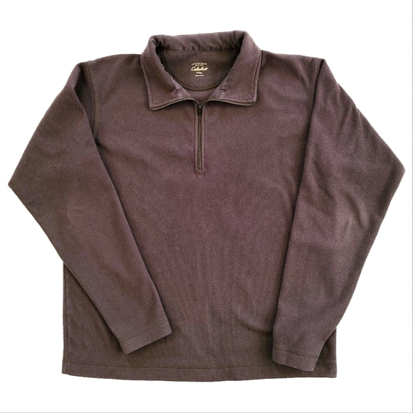 Cabela's Brown Fleece Jacket - Picture 1 of 3